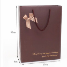 Bolsa de regalo exquisita-Bolsa de color puro-Meduim